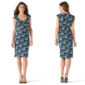 White House Black Market Herringbone Sheath Dress
